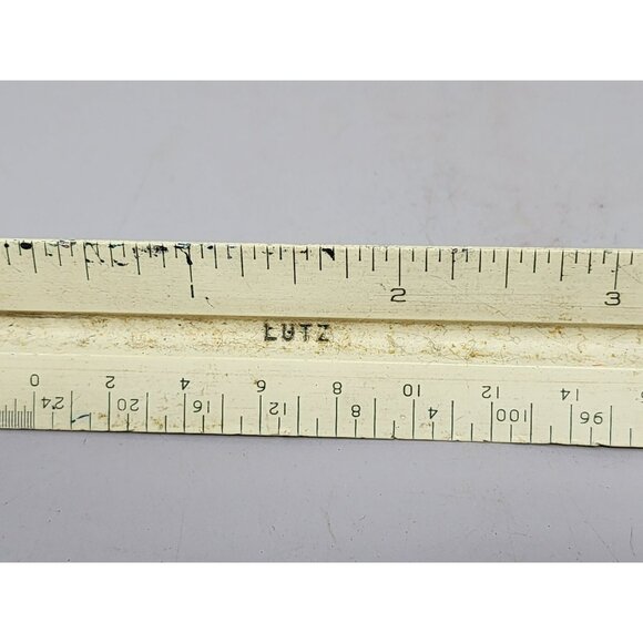 Vintage Ruler Set Westcott Fiskars Alvin Bruning Tools Architect Engineer Scales - Picture 8 of 10